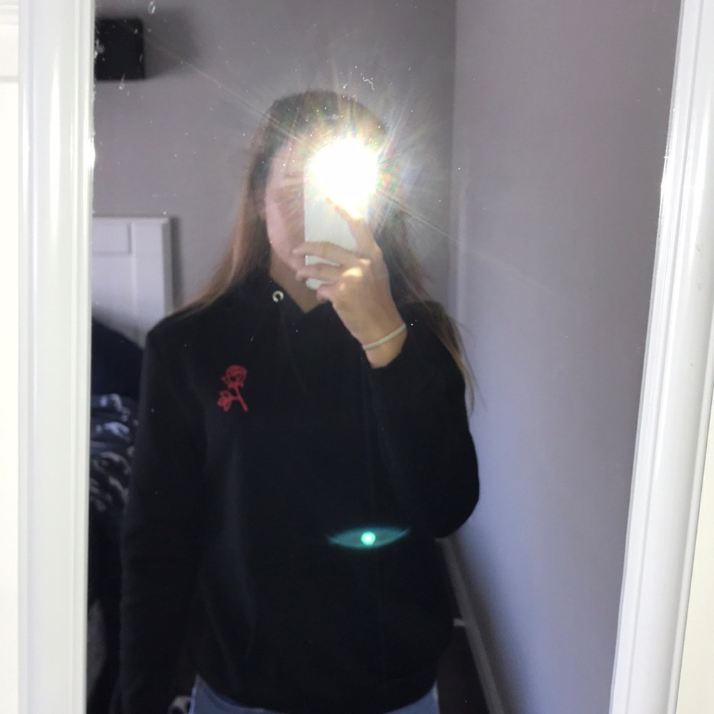 “People are poison” rose hoodie